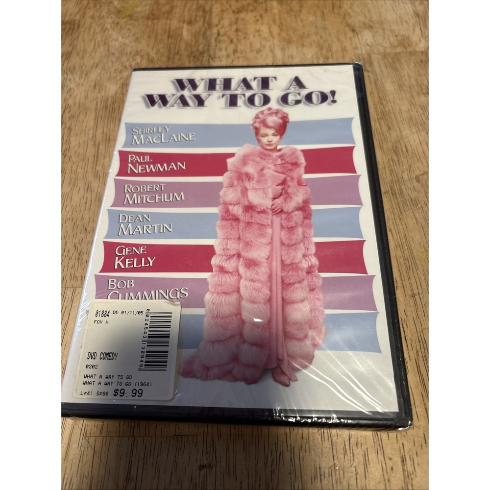 What a Way to Go! DVD 1964 Shirley MacLaine Paul Newman Comedy Sealed New